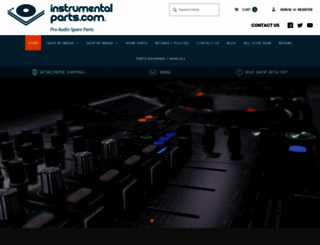 instrumentalparts.com screenshot