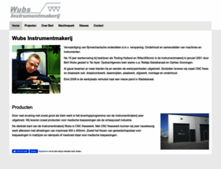 instrumentmakerij-wubs.nl screenshot
