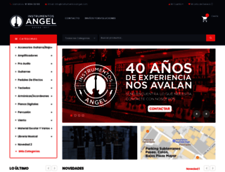 instrumentosangel.com screenshot