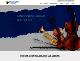 instrumentrental.com.au screenshot