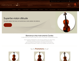 instruments-cordes.com screenshot