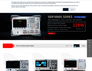 instruments.uni-trend.com screenshot