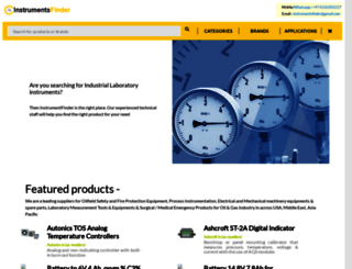 instrumentsfinder.com screenshot