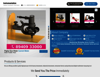 instrumentsservice.com screenshot