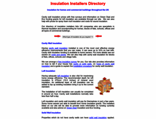 insulation-installers.co.uk screenshot