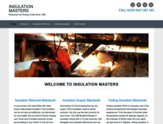 insulationmasters.com.au screenshot