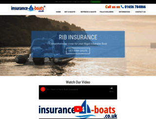 insurance-4-boats.co.uk screenshot