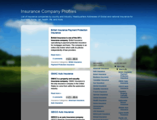 insurance-company-profiles.blogspot.com screenshot