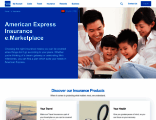 insurance.americanexpress.com.hk screenshot