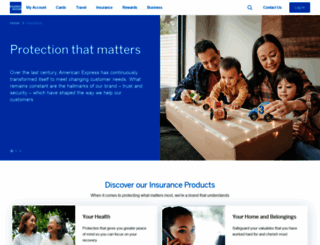 insurance.americanexpress.com.sg screenshot