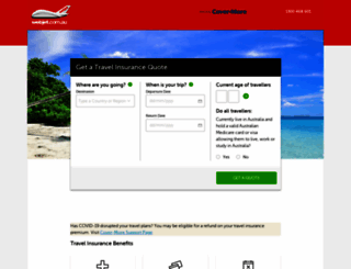 insurance.webjet.com.au screenshot