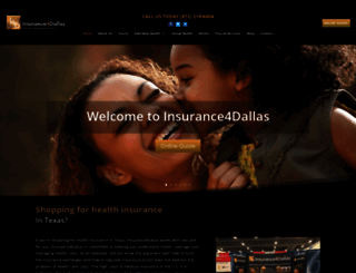 insurance4dallas.com screenshot