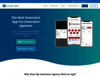 insuranceagentapp.com screenshot