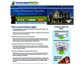 insuranceagentsnearyou.com screenshot