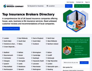 insurancebrokercompany.co.uk screenshot