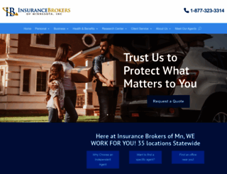 insurancebrokersmn.com screenshot