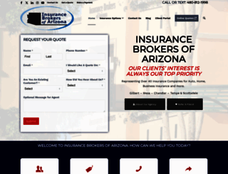 insurancebrokersofaz.com screenshot