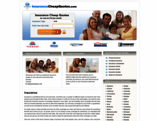 insurancecheapquotes.com screenshot