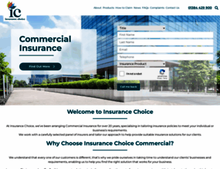 insurancechoice.co.uk screenshot