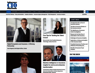 insuranceciooutlook.com screenshot