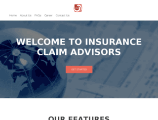 insuranceclaimadvise.com screenshot