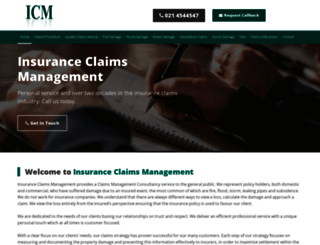 insuranceclaimsmanagement.ie screenshot
