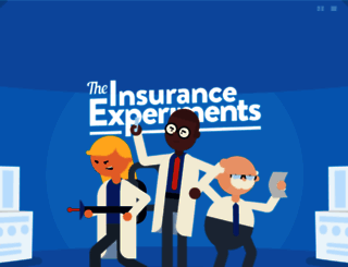 insuranceexperiments.org.uk screenshot