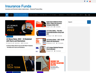 insurancefunda.in screenshot