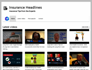 insuranceheadlines.com screenshot
