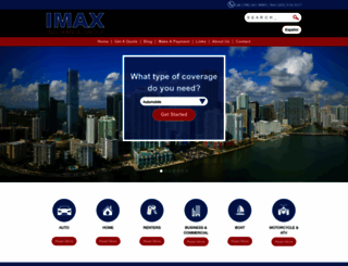 insuranceimax.com screenshot