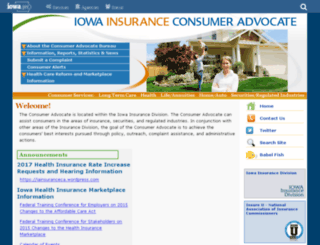 insuranceinfoexchange.iowa.gov screenshot