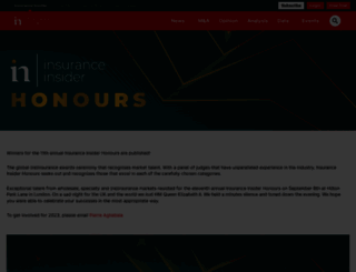 insuranceinsiderhonours.com screenshot