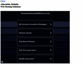 insuranceinsouthafrica.co.za screenshot