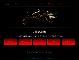 insuranceinspain.com screenshot