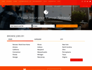 insurancejobs.com screenshot