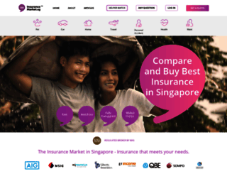 insurancemarket.sg screenshot