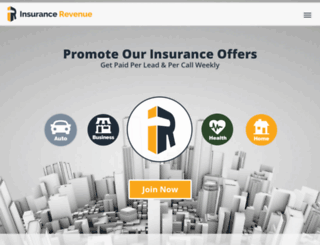 insurancerevenue.com screenshot