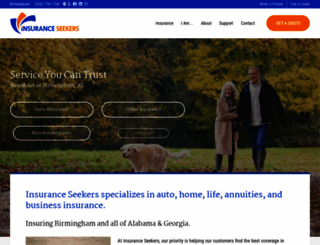 insuranceseekers.com screenshot