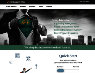 insuranceshopllc.com screenshot