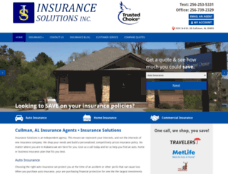 insurancesolutionsal.com screenshot