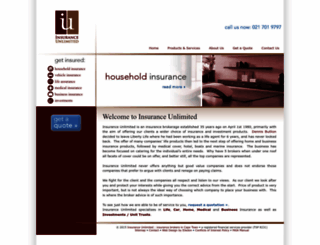 insuranceunlimited.co.za screenshot
