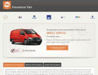 insurancevan.co.uk screenshot