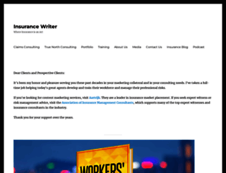insurancewriter.com screenshot