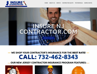 insurenjcontractor.com screenshot