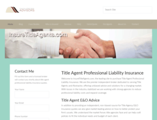 insuretitleagents.com screenshot