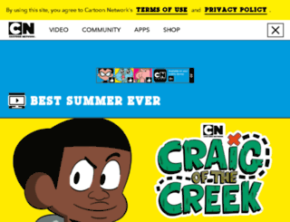 int.cartoonnetwork.com screenshot