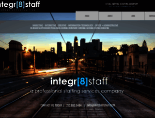 integr8staff.com screenshot