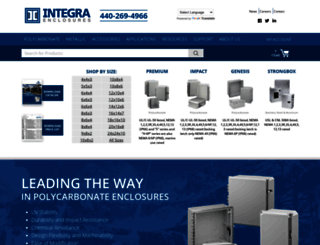 integraenclosures.com screenshot