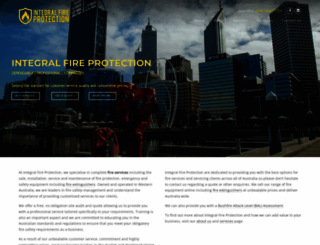 integralfireprotection.com.au screenshot