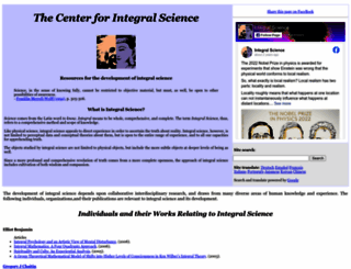 integralscience.org screenshot